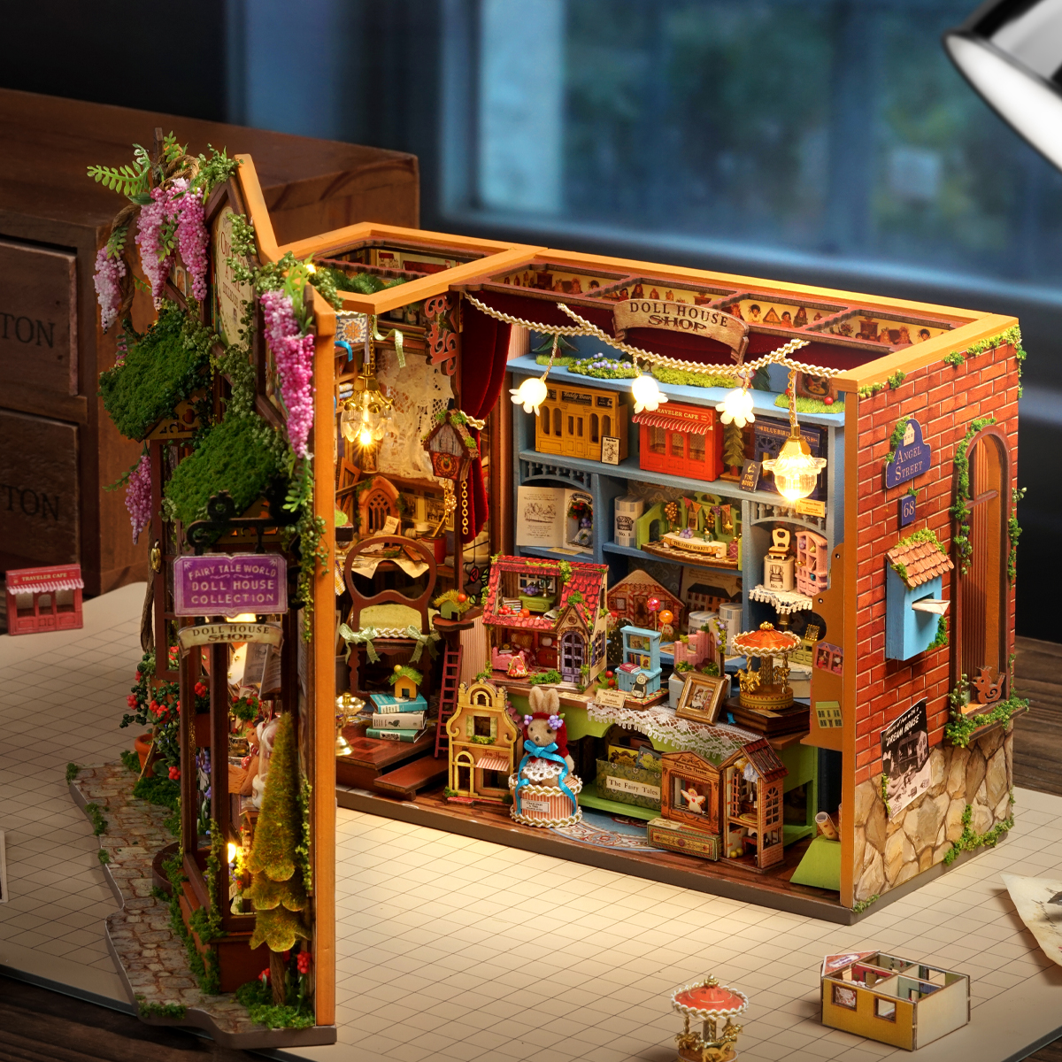 Diy Electronics Housing - DIY Fairy-Tale Wonderhouse Casa Wooden Miniature
