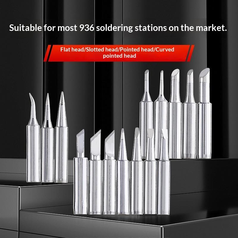 Diy Electronics Bench - 5Pcs/10Pcs 900M-T Soldering Iron Tips Set