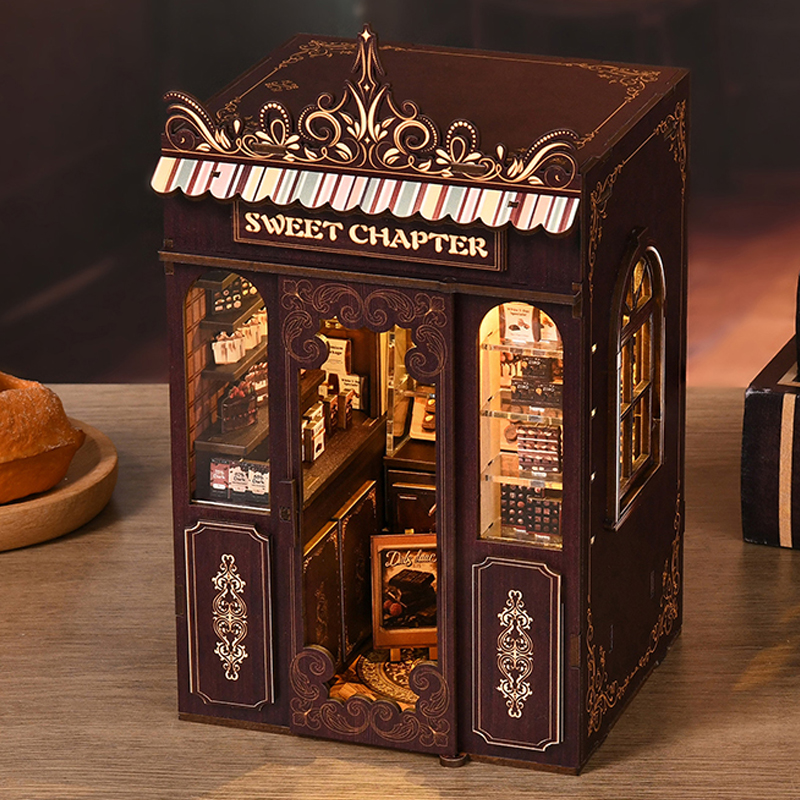 Diy Electronics Housing - DIY Book Nook Wooden Miniature Model