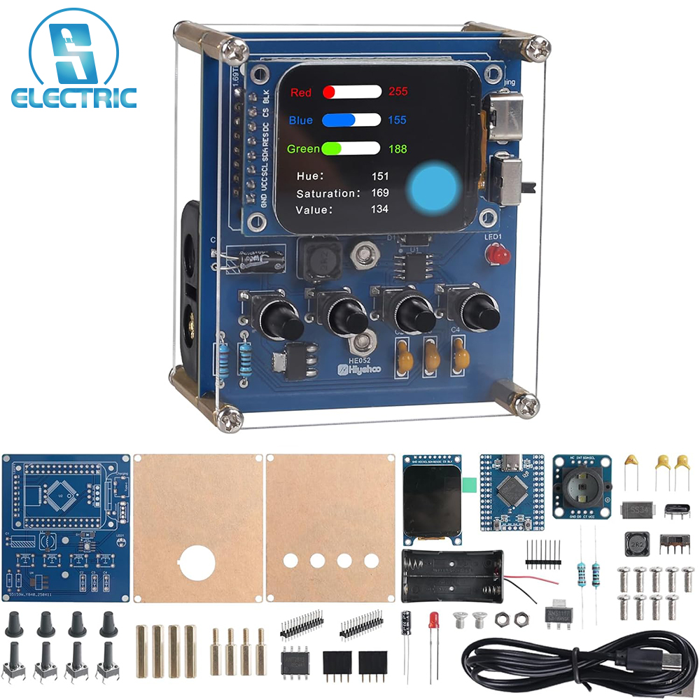 Diy Electronics Learning Kit - DIY Color Recognition Soldering Practice Kit