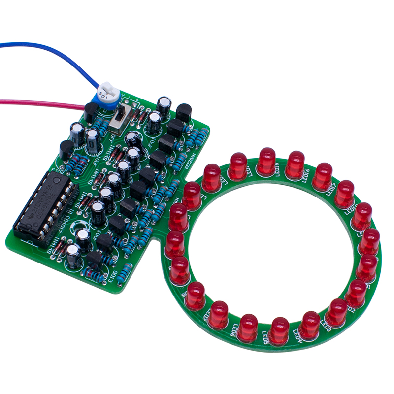 CD4017 Ring Gradient LED Flowi – обзор и цена Diy Electronics Projects For Students