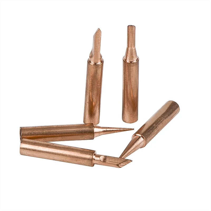 JCD 5PCS Copper Iron Tip I/B / – обзор и цена Soldering Iron Kit