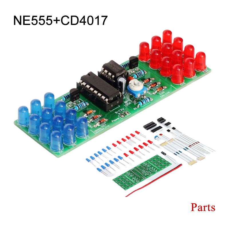 IC LED Red Blue Double Color F – обзор и цена Diy Electronics Learning Kit