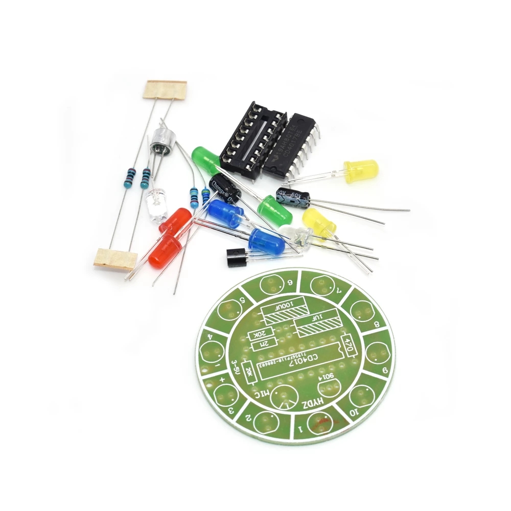 CD4017 colorful voice control  – обзор и цена Diy Electronics News
