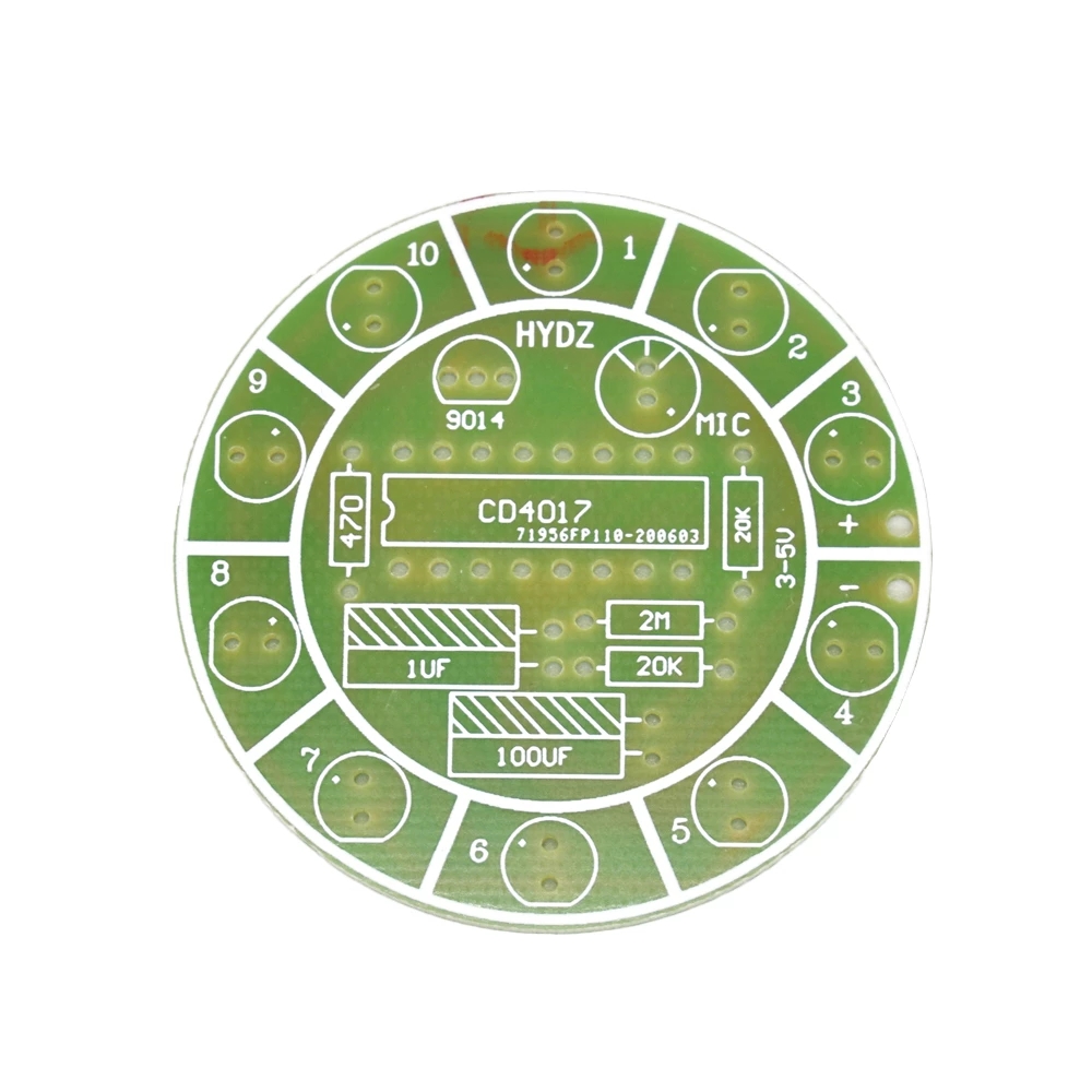 CD4017 colorful voice control  – обзор и цена Diy Electronics News