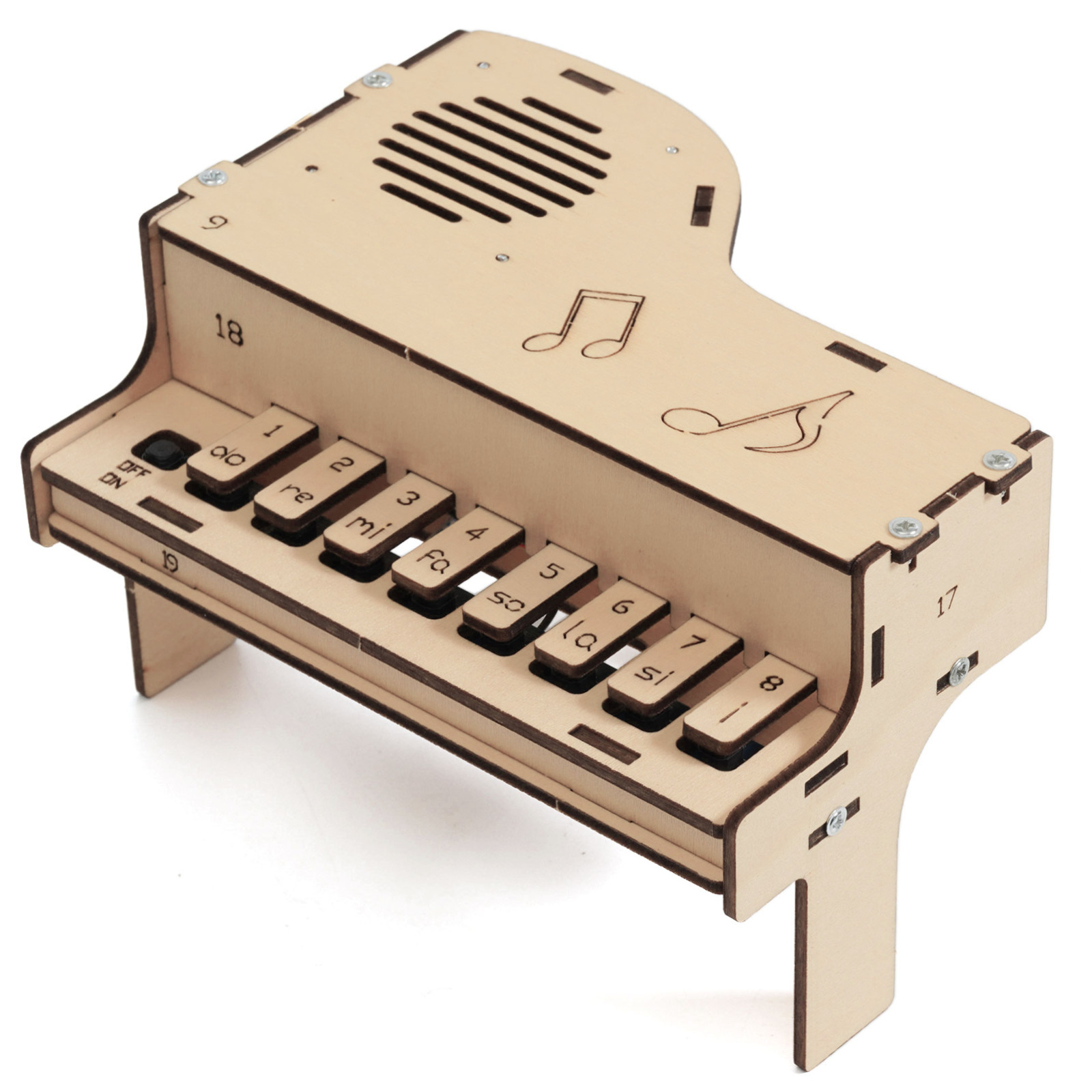 DIY Wooden Electronic Piano Mo – обзор и цена Diy Electronics Toys