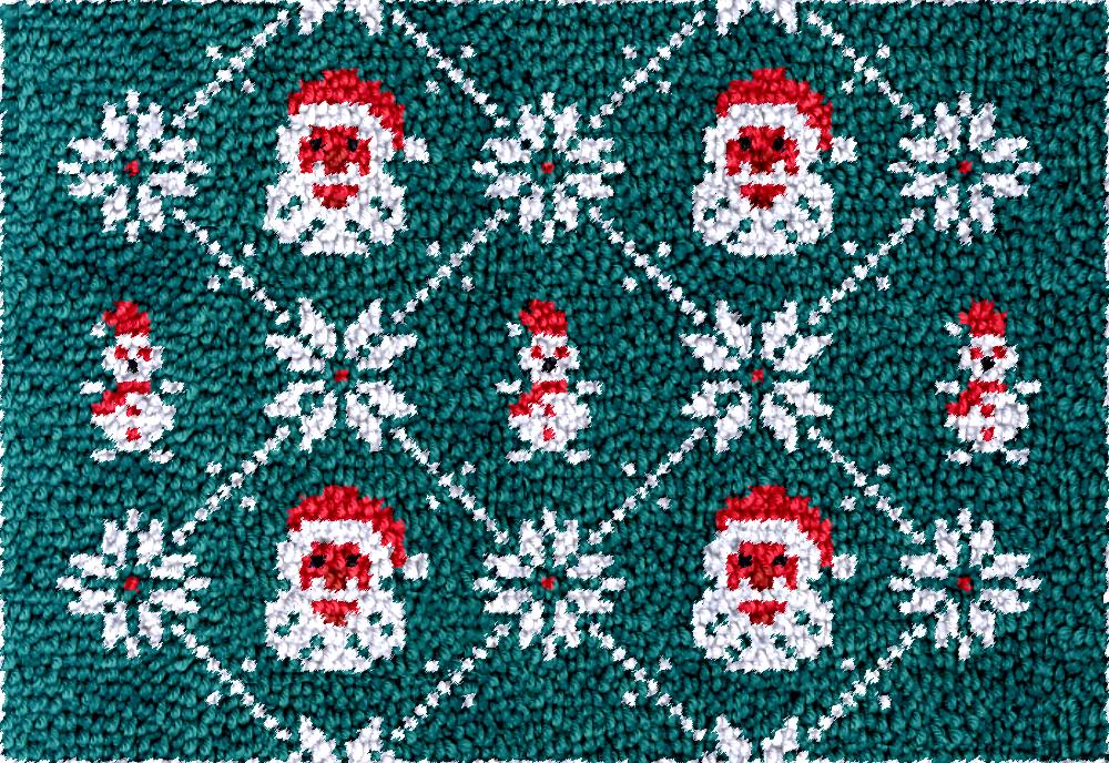 Santa Claus DIY Latch hook kit – обзор и цена Hobby Diy Electronics Kit