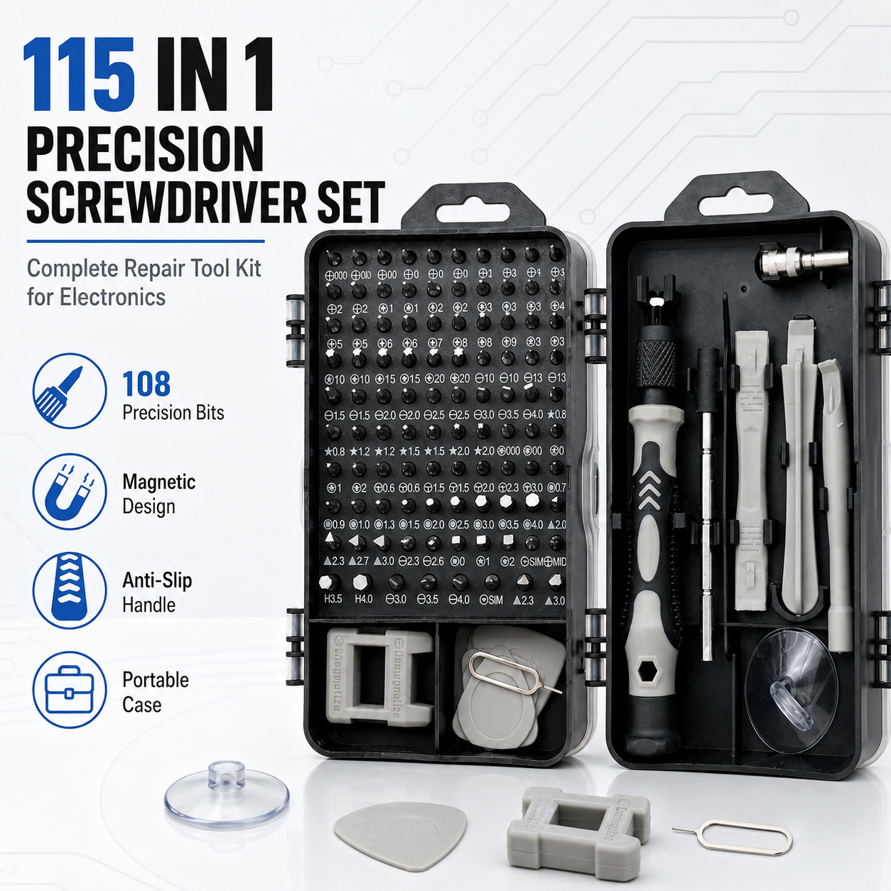 115 in 1 Magnetic Precision Sc – обзор и цена Diy Electronics News