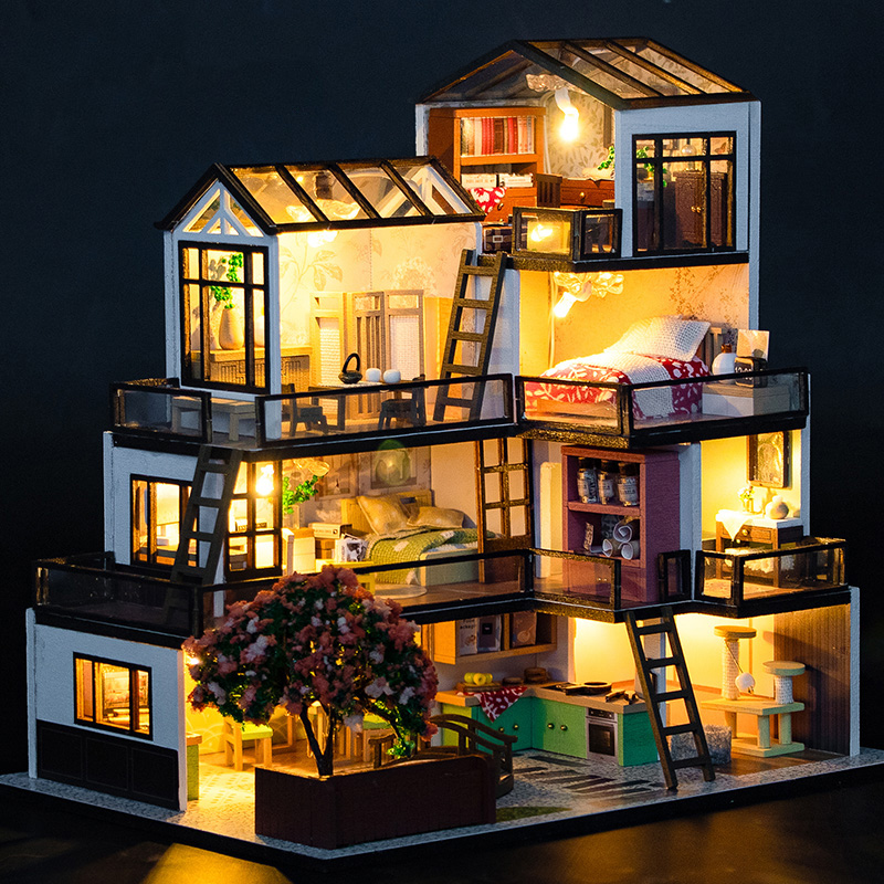 DIY Wooden Dream Town Cottage  – обзор и цена Diy Electronics Housing