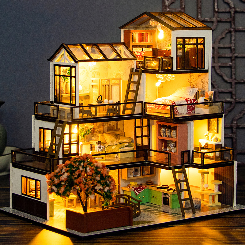 DIY Wooden Dream Town Cottage  – обзор и цена Diy Electronics Housing
