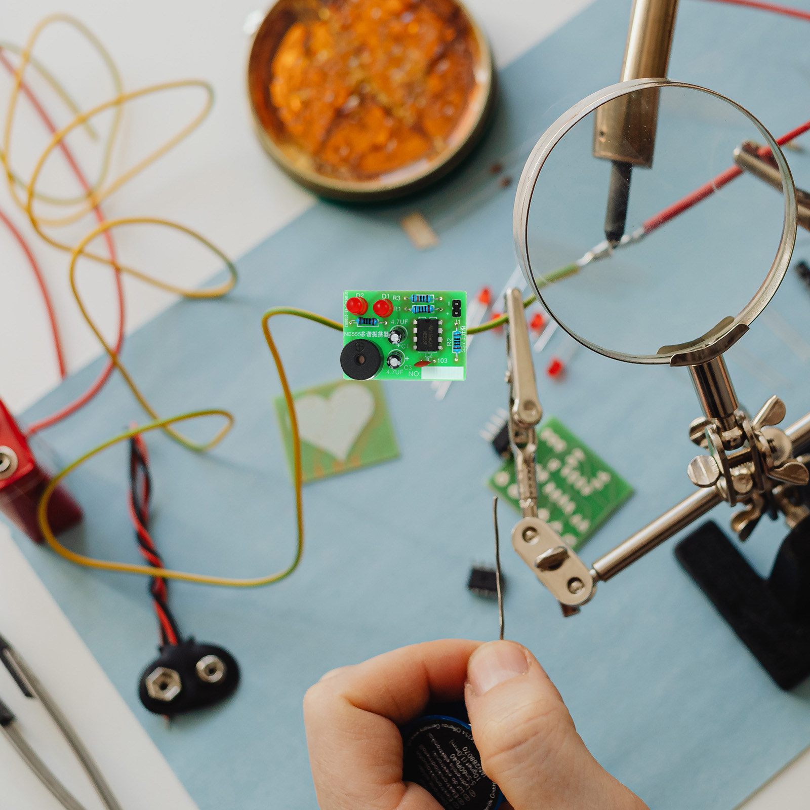 5Set Soldering Training Kit We – обзор и цена Diy Electronics Learning Kit