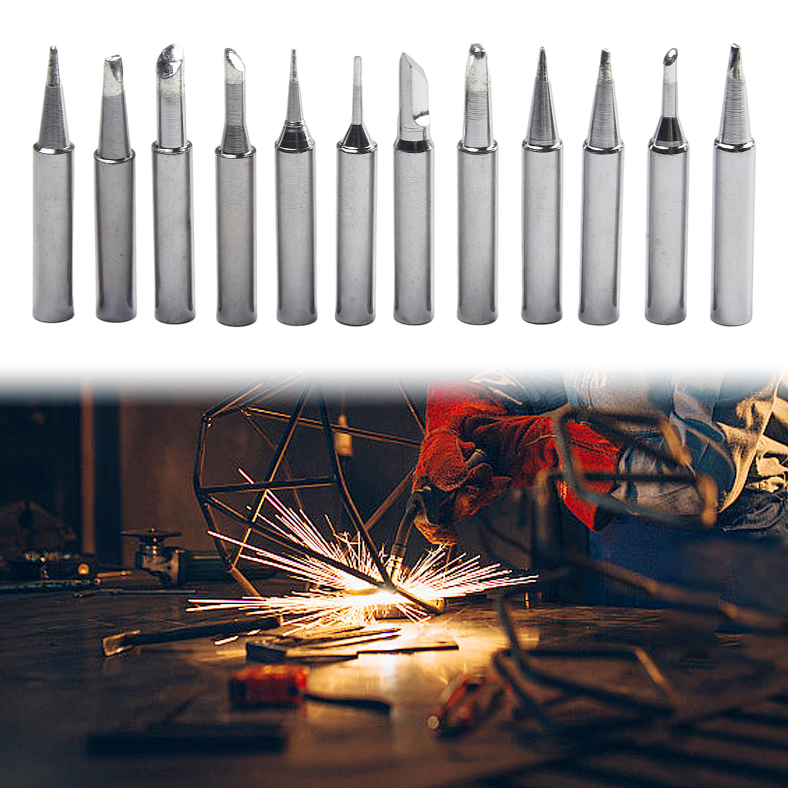 12pcs Soldering Iron Tips Set  – обзор и цена Soldering Iron Kit
