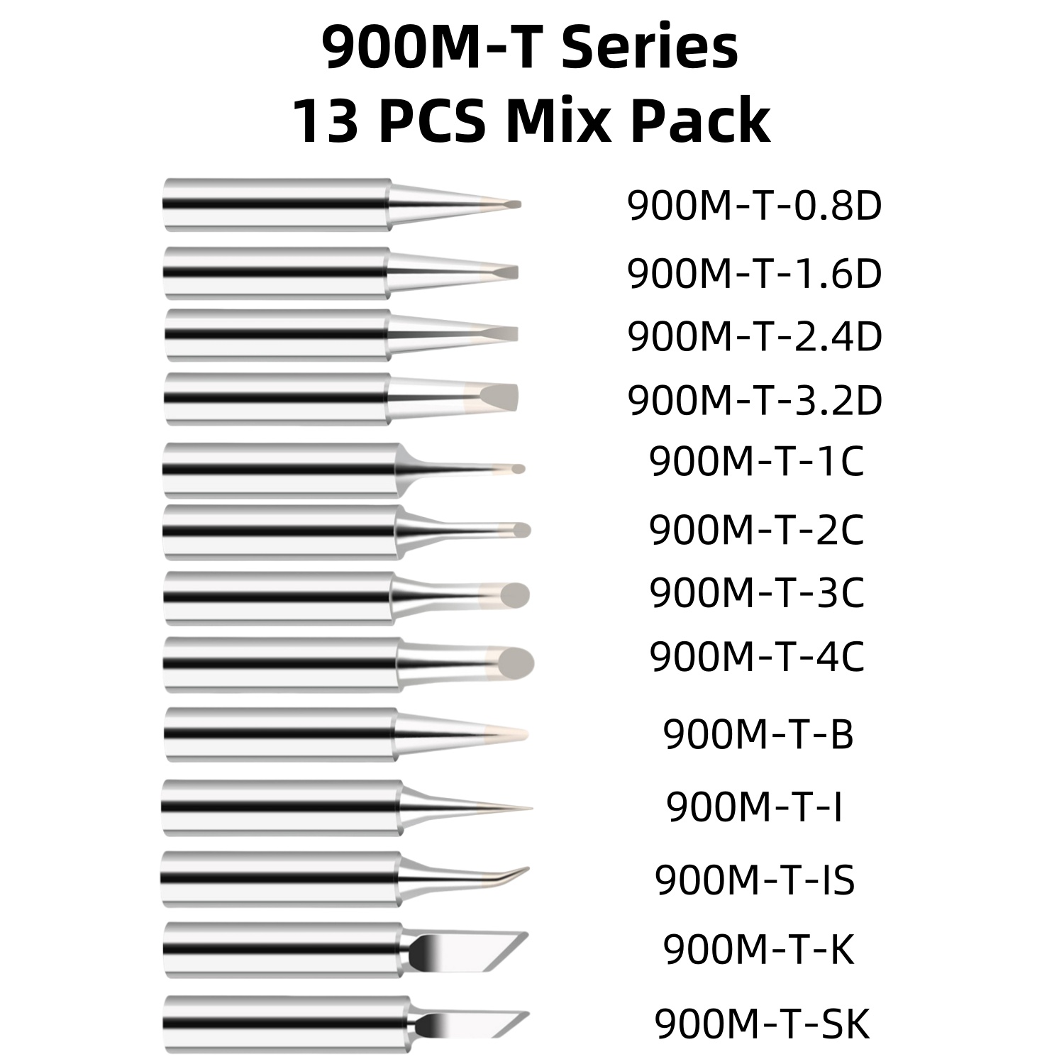 13PCS/Set 900M-T Soldering Iro – обзор и цена Soldering Iron Kit