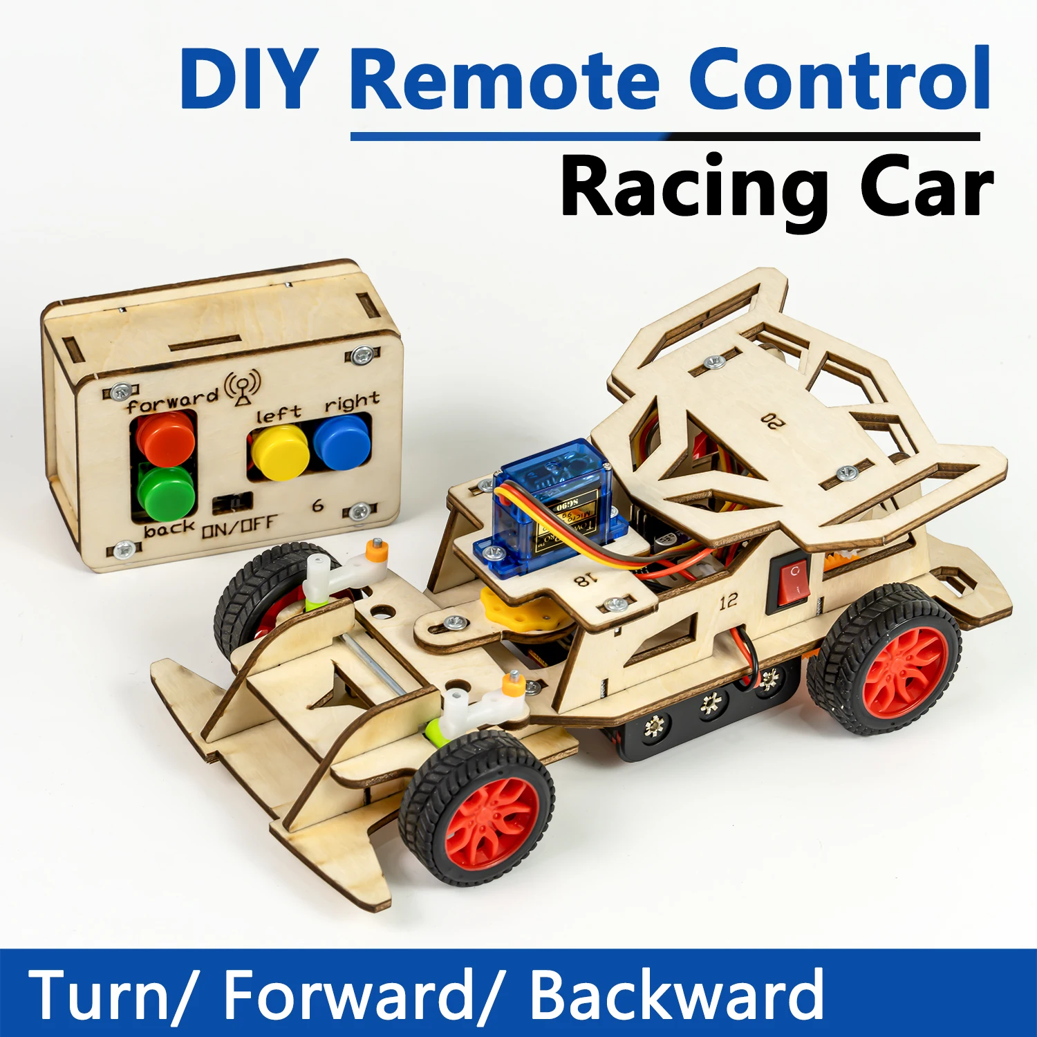 DIY Remote Control Steering Ca – обзор и цена Diy Electronics Projects For Students