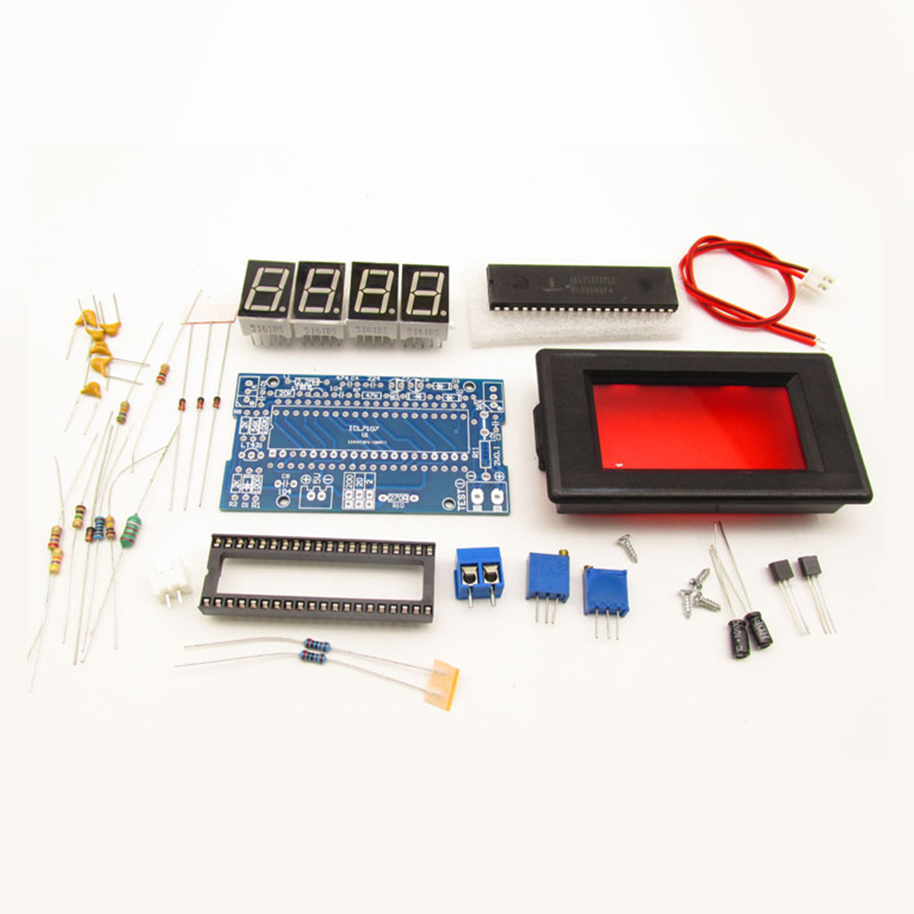 ICL7107 Voltmeter DIY Kit Part – обзор и цена Diy Electronics Learning Kit
