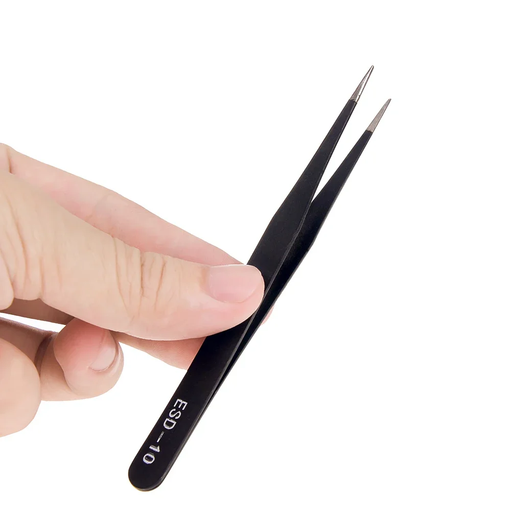 6pcs Precision Tweezers Set ES – обзор и цена Soldering Iron Kit