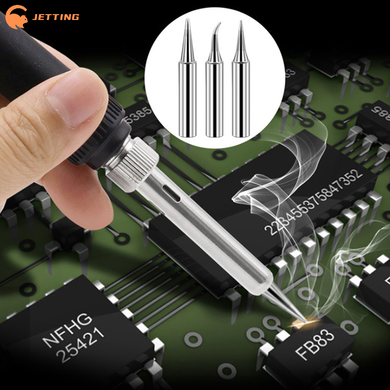 5pcs 900M-T-B Solder Pure Copp – обзор и цена Soldering Iron Kit