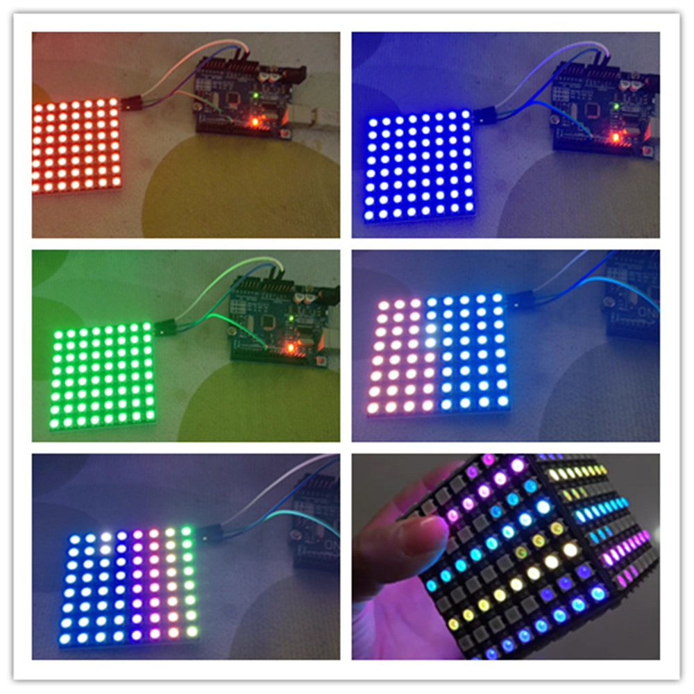 WS2812B 8x8 64Bit RGB LED Matr – обзор и цена Diy Electronics News
