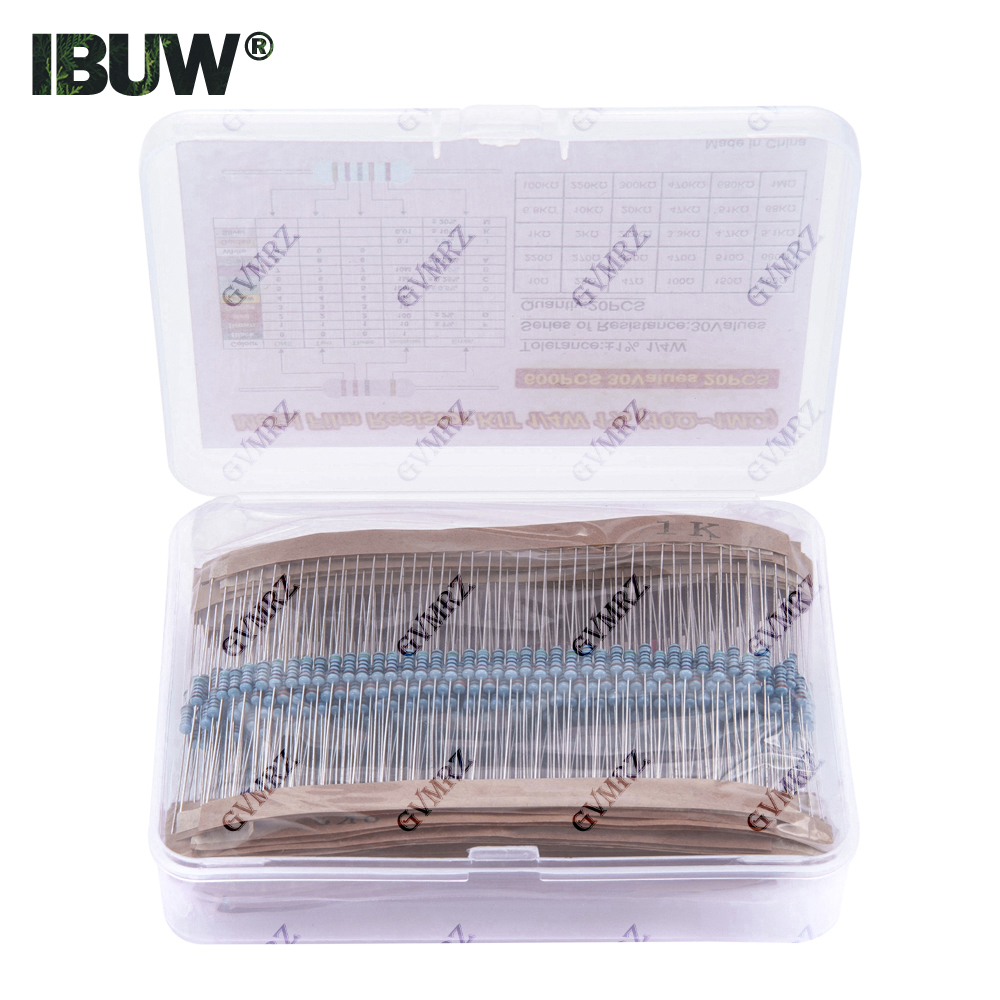 600PCS 30Values 1/4W Metal Fil – обзор и цена Diy Electronics For Beginners