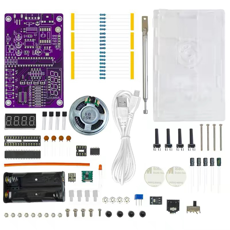 DIY FM Radio Electronic Kit 87 – обзор и цена Hobby Diy Electronics Kit