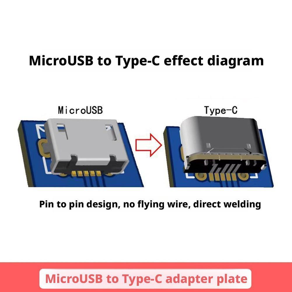 5pcs M85K Micro USB to Type C  – обзор и цена Soldering Iron Kit