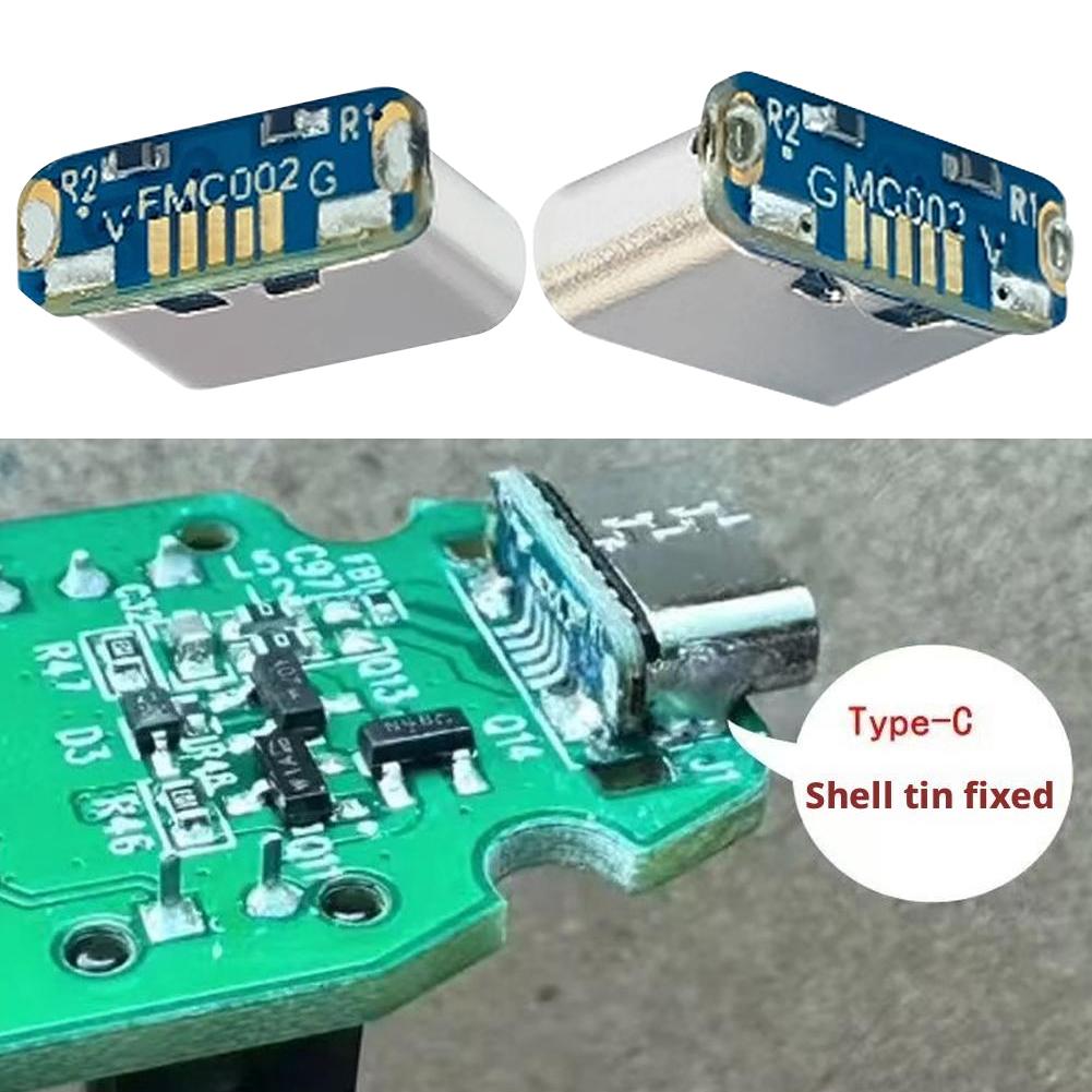 5pcs M85K Micro USB to Type C  – обзор и цена Soldering Iron Kit