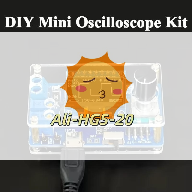 Oscilloscope DIY Mini Kit STC8 – обзор и цена Hobby Diy Electronics Kit
