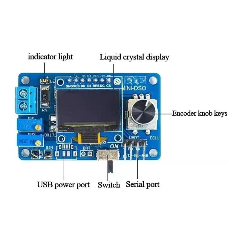 Oscilloscope DIY Mini Kit STC8 – обзор и цена Hobby Diy Electronics Kit