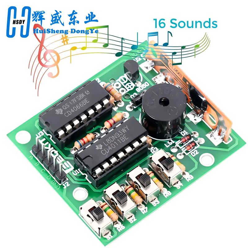 16 Music Sound Box BOX-16 Boar – обзор и цена Diy Electronics Learning Kit