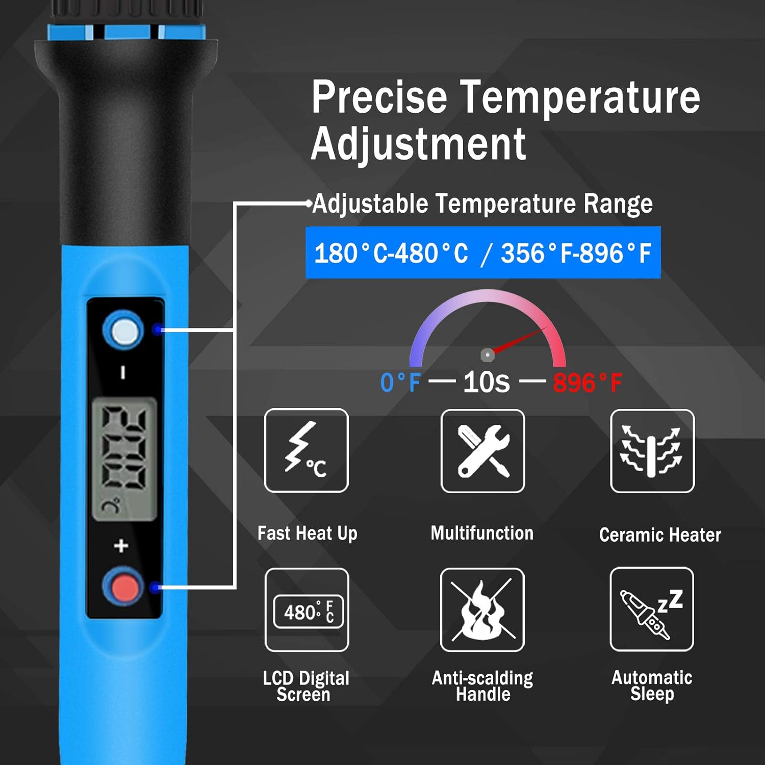 Soldering Iron Kit: 80W Digita – обзор и цена Soldering Iron Kit