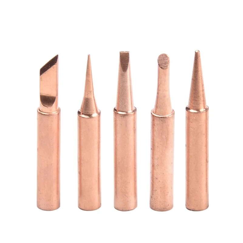 900M Soldering Iron Tip Set 5P – обзор и цена Diy Electronics Bench