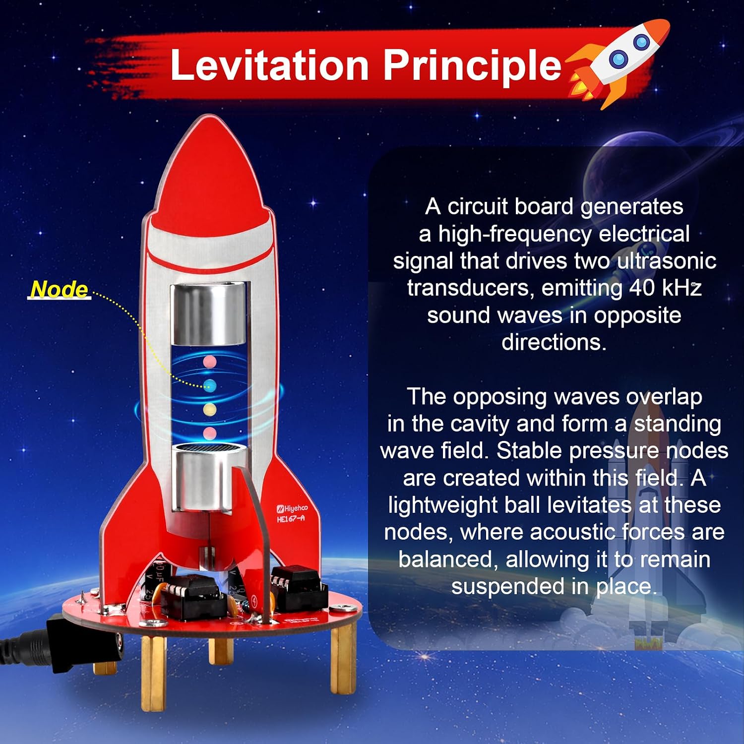 DIY Ultrasonic Levitation Elec – обзор и цена Diy Electronics Projects For Students