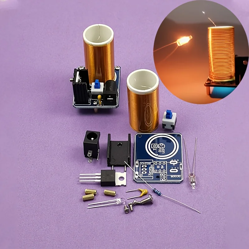 Mini Tesla Coil Kit BD243 DIY  – обзор и цена Hobby Diy Electronics Kit