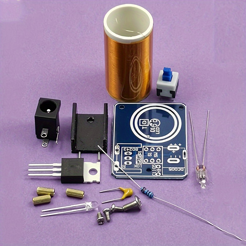 Mini Tesla Coil Kit BD243 DIY  – обзор и цена Hobby Diy Electronics Kit