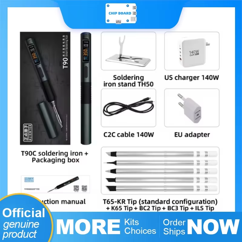 ALIENTEK T90 140W PD soldering – обзор и цена Soldering Iron Kit