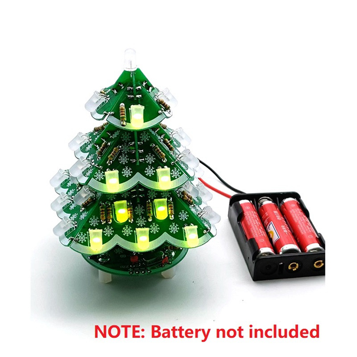 Newest! 3D Stereo Christmas Tr – обзор и цена Diy Electronics Learning Kit