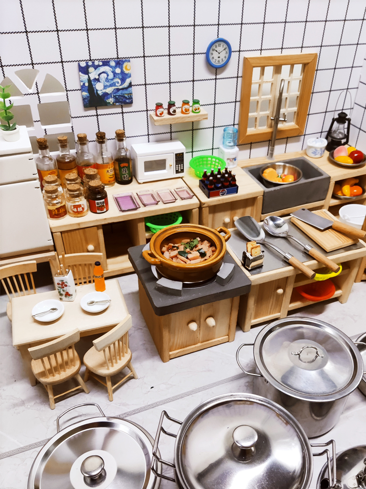 Doll House Miniature Kitchen S – обзор и цена Diy Electronics Housing