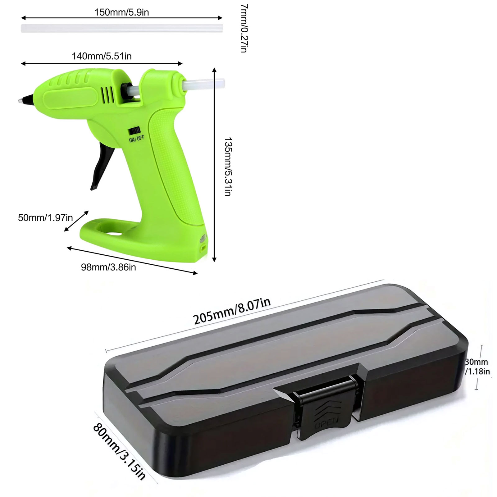 Cordless Hot Glue Gun (Fast-He – обзор и цена Diy Electronics Bench