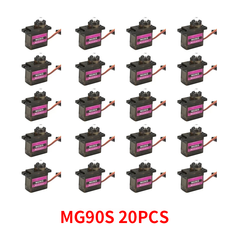 4/5/10/20PCS MG90S Metal Gear  – обзор и цена Servo Motor Sg90
