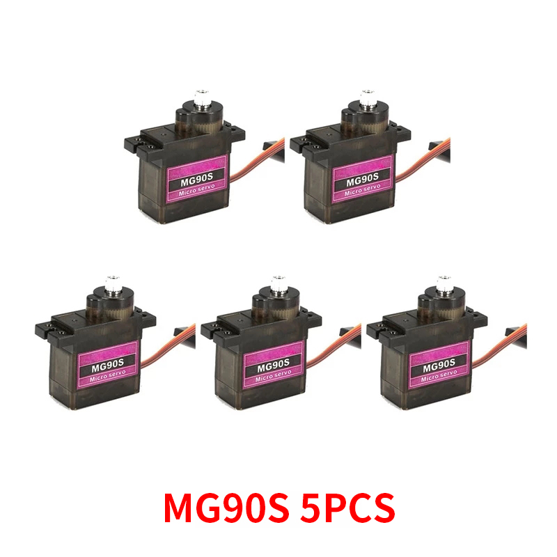4/5/10/20PCS MG90S Metal Gear  – обзор и цена Servo Motor Sg90