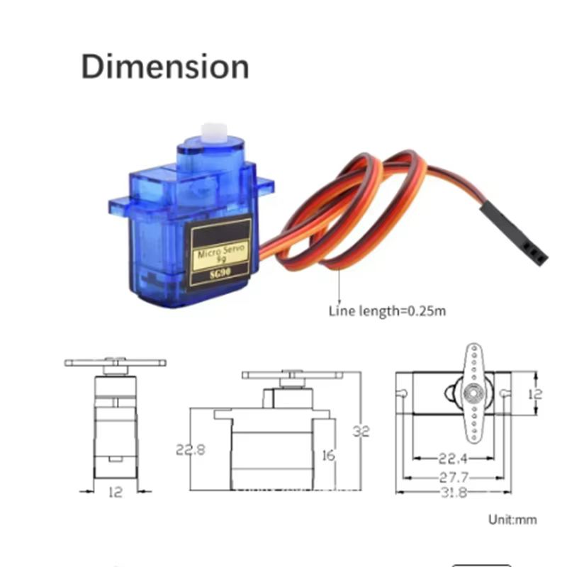 2/4pcs Sg90 Servo Motor Micro  – обзор и цена Servo Motor Sg90