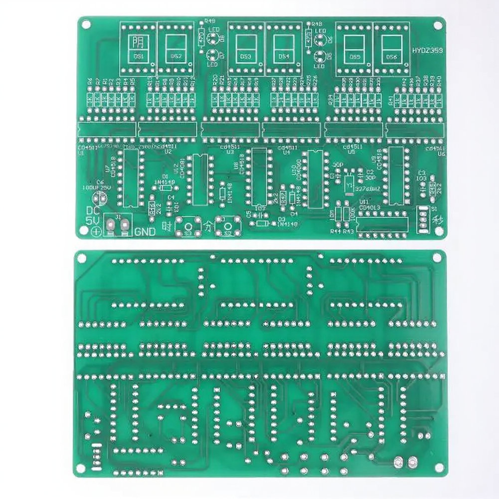 6 Digit DIY Clock Kit for Sold – обзор и цена Diy Electronics Projects For Students