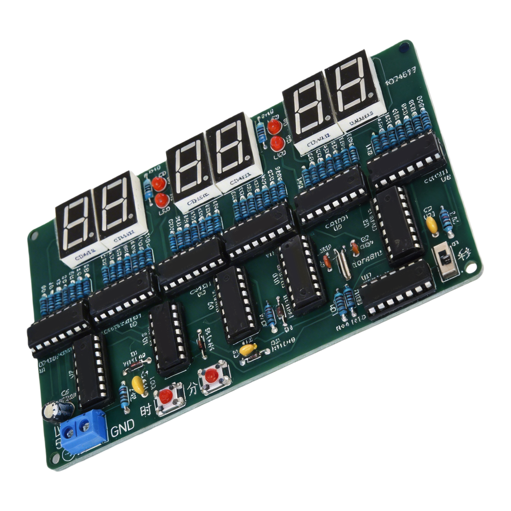 6 Digit DIY Clock Kit for Sold – обзор и цена Diy Electronics Projects For Students
