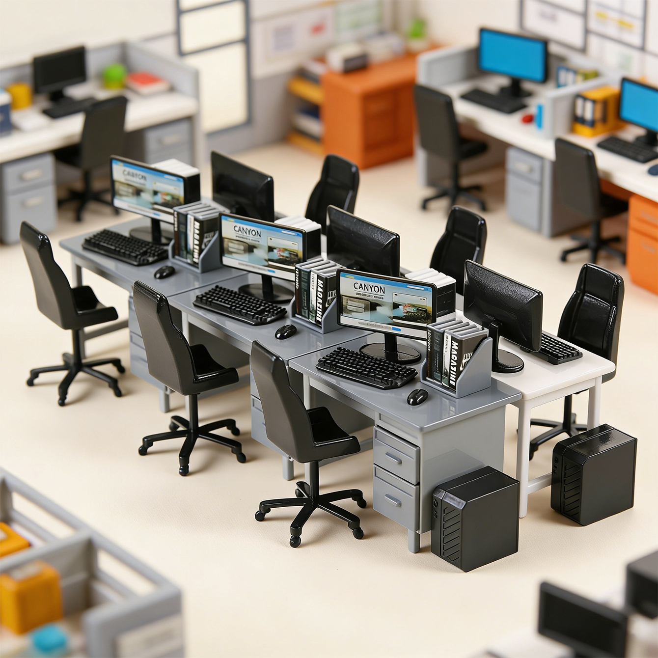 Miniature Desk Computer Set: M – обзор и цена Diy Electronics Housing
