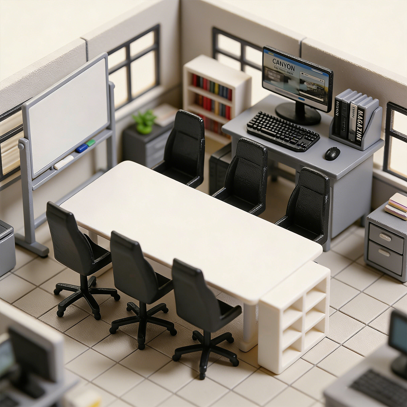 Miniature Desk Computer Set: M – обзор и цена Diy Electronics Housing