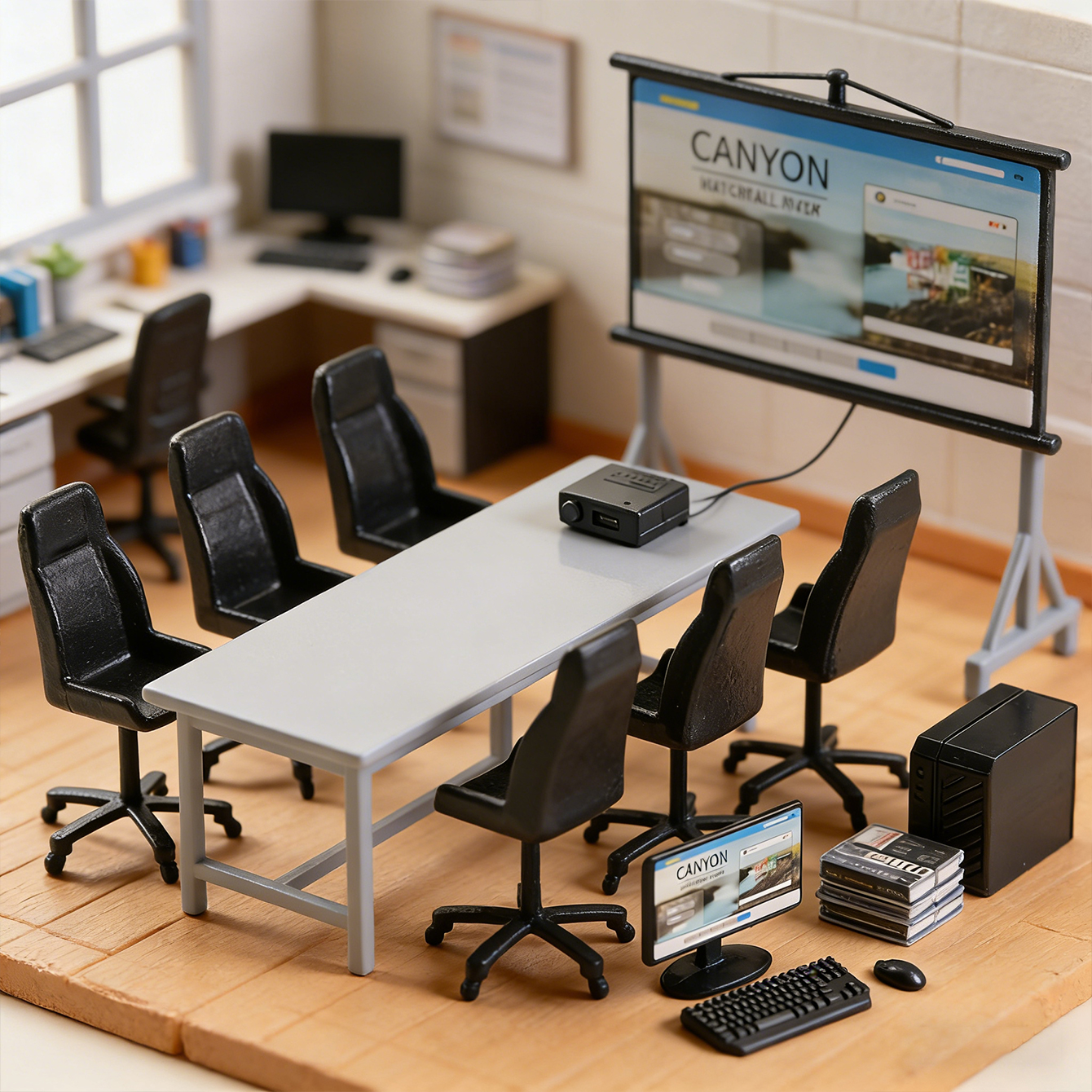Miniature Desk Computer Set: M – обзор и цена Diy Electronics Housing