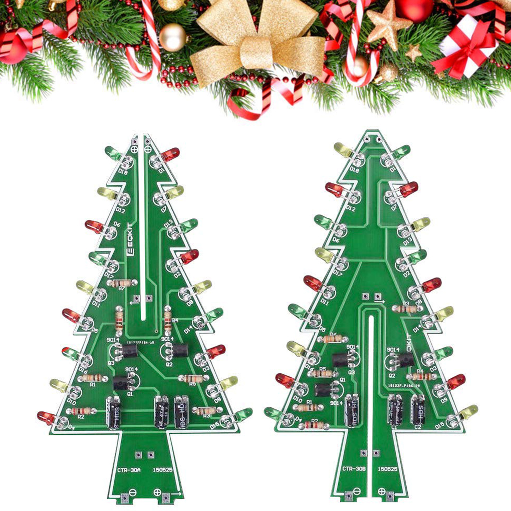 DIY Christmas Tree LED Flash K – обзор и цена Diy Electronics Learning Kit