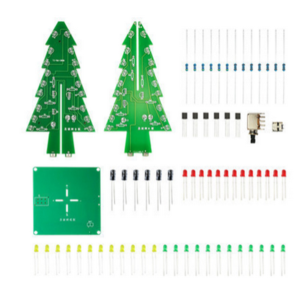 DIY Christmas Tree LED Flash K – обзор и цена Diy Electronics Learning Kit
