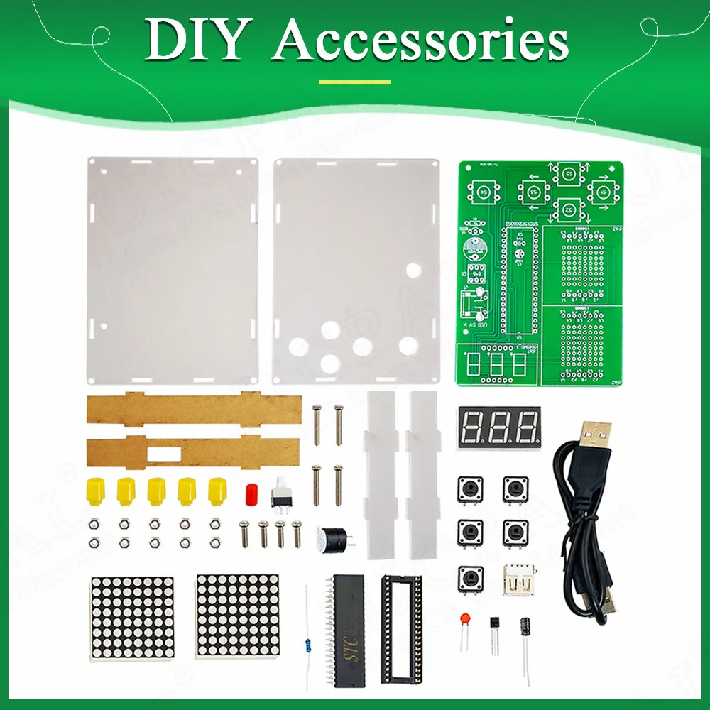 DIY Pixel Game Maker Kit Elect – обзор и цена Diy Electronics Learning Kit