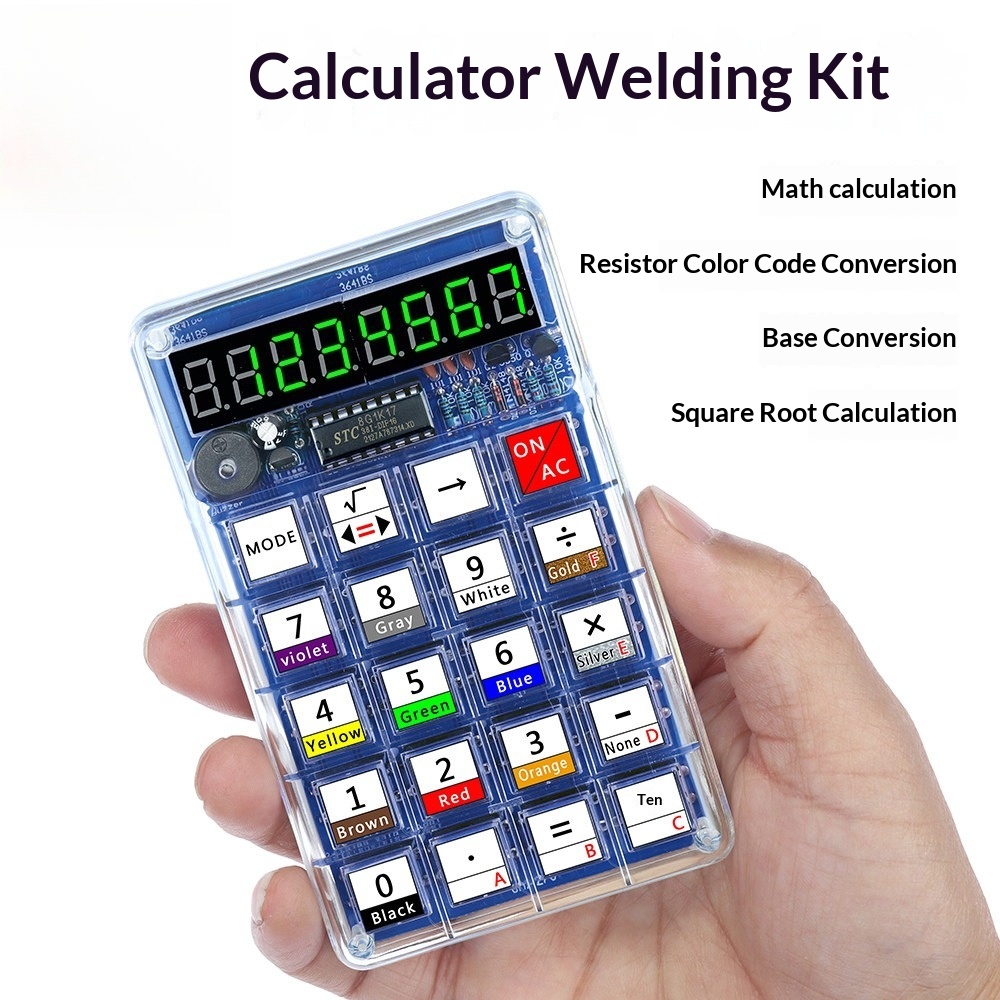 Calculator Production Kit, Ele – обзор и цена Diy Electronics Youtube